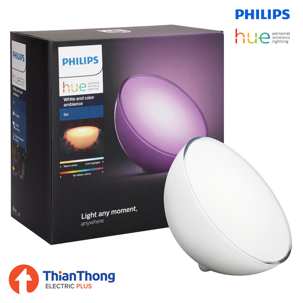 Philips Hue Go โคมไฟเปลี่ยนสีอัจฉริยะไร้สาย ฟิลิปส์ ฮิว Philips Hue Go White and Color Portable Dimmable Table LED